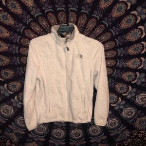 White north face jacket